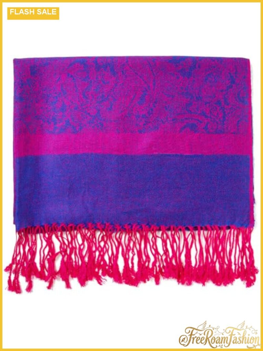 Paisley Scarf Shawl Jacquard Wrap Stole Reversible Acrylic Viscose
